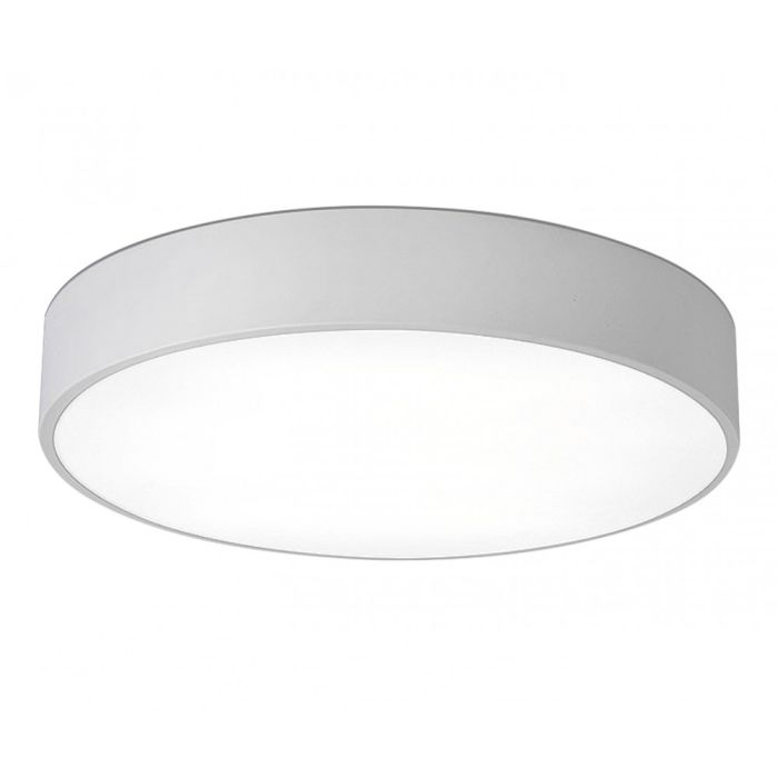 05480,01 Medina light fixture white d80 h10 Led 90W (4000K) 2 types of mounting: ceiling and suspended