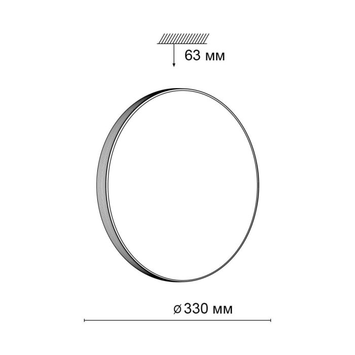 3066/CL MINI SN 042 Luminaire plastic/white/light wood LED 30W 4000K D330 IP43 SMALLI