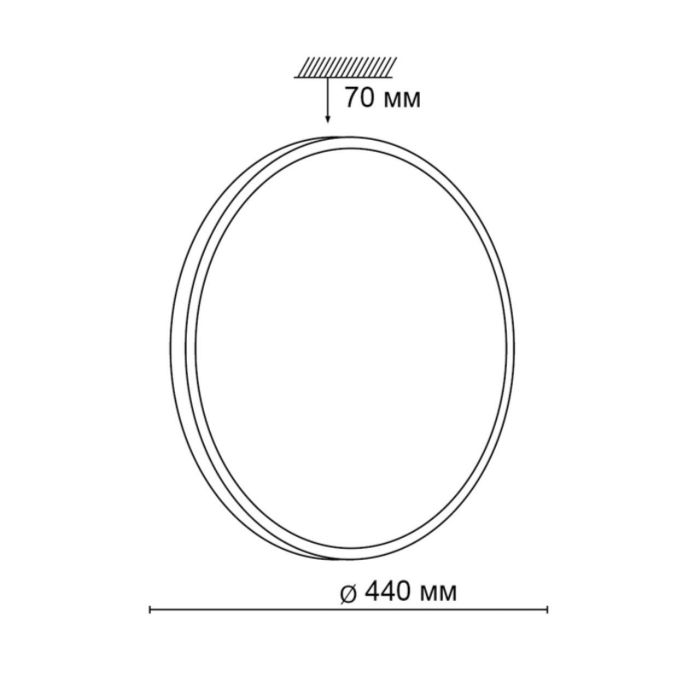 2089/DL PALE SN 079 Light fixture plastic/white/bronze LED 48W 3000-6000K D440 IP43 remote control LOTA BRONZE