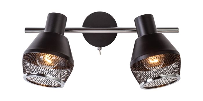 Spotlight Escada 1116/2A E14*40W Black/Chrome