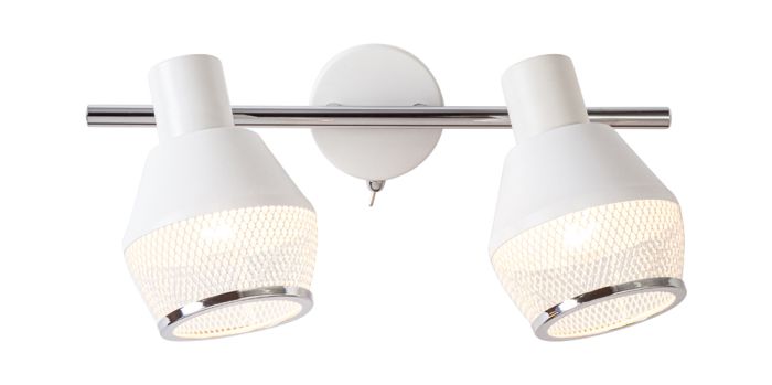 Spotlight Escada 1117/2A E14*40W White/Chrome