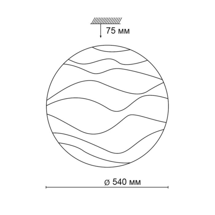 2090/EL PALE SN 067 LED plastic/white 72W 3000-6000K D540 IP43 remote control ERICA