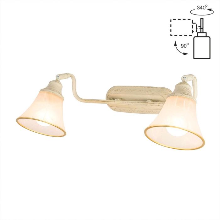 Citilux Provence CL511524 Swivel Spot White with patina