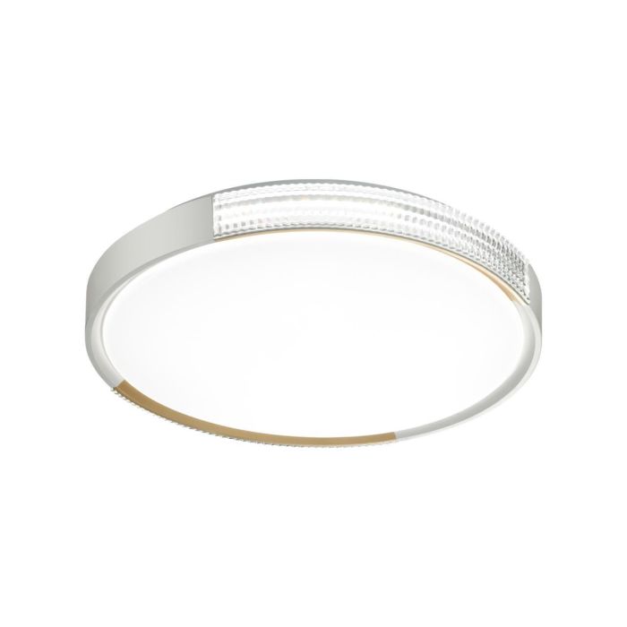 7612/EL PALE SN 032 Luminaire plastic/white/gold LED 72W with remote control 3000-6000K D490 IP43 remote control VELIO