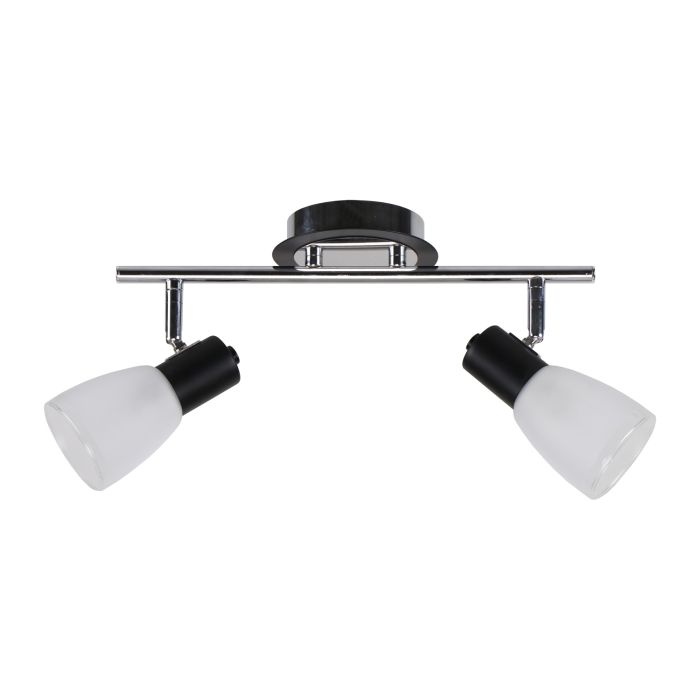 Ceiling Spot 51629/2CR+BK WT EconoSvet