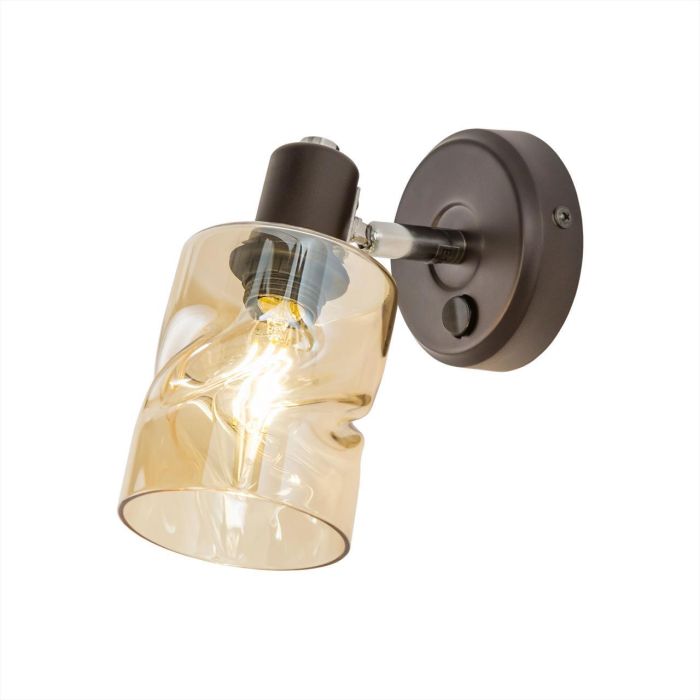 Citilux Kingston CL518510 LED Swivel Spot with Switch Wenge