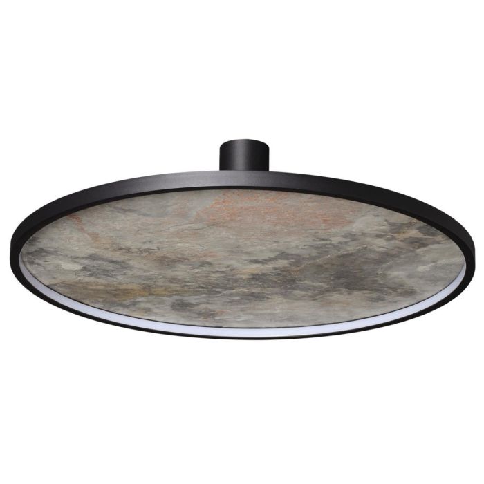 5078/55L L-VISION ODL24 black/grey/beige/metal/natural stone/acrylic Wall/ceiling luminaire. LED 55W 3000K STOFLAKE