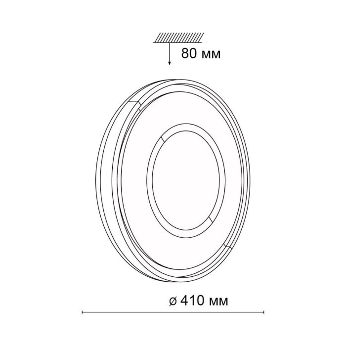 3046/DL TAN SN 010 Luminaire plastic/white/black LED 48W 3000-6500K D410 IP43 remote control/ LampSmart STOKI