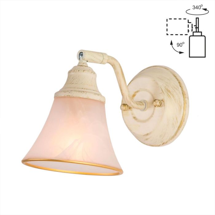 Citilux Provence CL511514 Swivel Spot White with patina