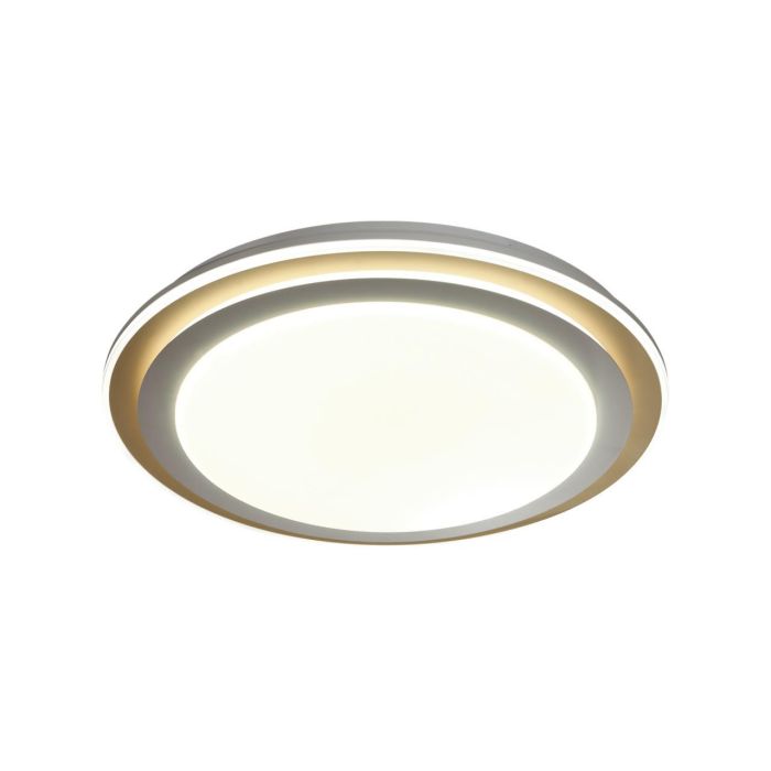 7630/DL PALE SN 041 Luminaire plastic/white/gold LED 48W with remote control 3000-6000K D410 IP43 remote control SETTA