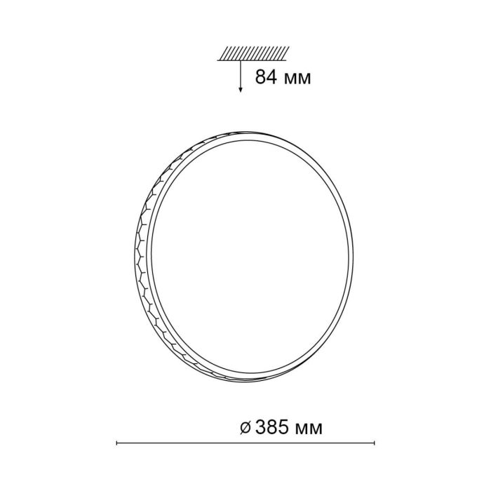 3053/DL PALE SN 023 Luminaire plastic/white/black LED 48W 3000-6000K D385 IP43 remote control DORTA