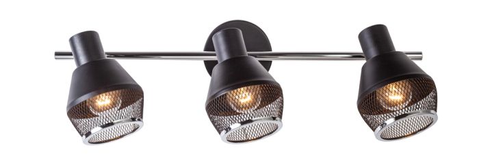 Spotlight Escada 1116/3A E14*40W Black/Chrome