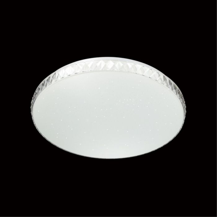 2077/EL PALE SN 072 Luminaire plastic/white/transparent LED 72W 3000-6000K D500 IP43 remote control DINA