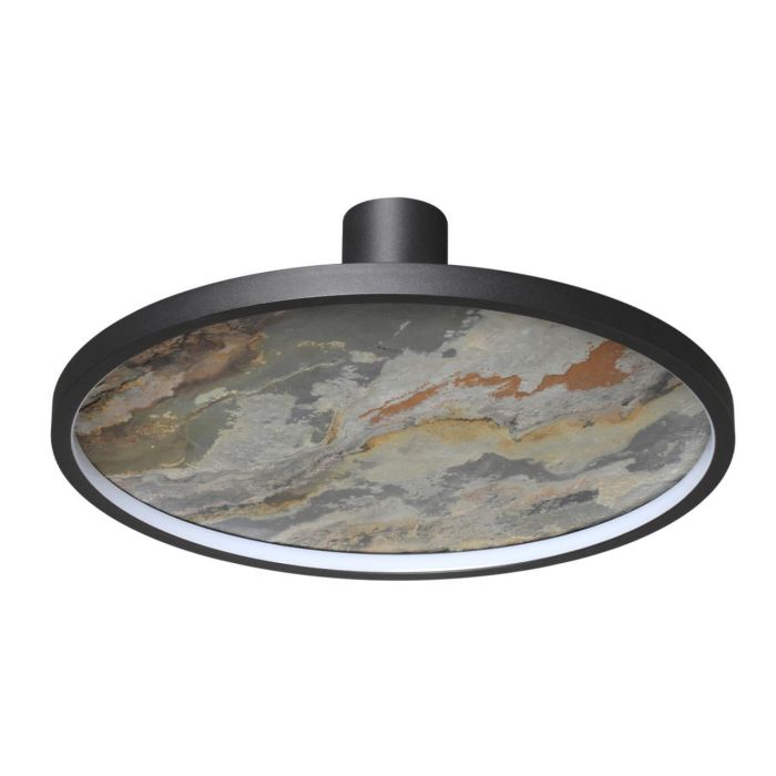 5078/45L L-VISION ODL24 black/grey/beige/metal/natural stone/acrylic Wall/ceiling luminaire. LED 45W 3000K STOFLAKE