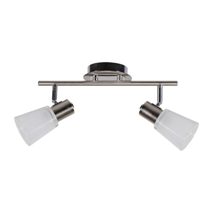 Ceiling Spot 51597/2CR+SN WT EconoLight