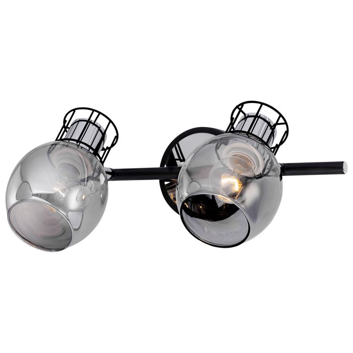 Wall lamp Escada 1136/2A E14*40W Black/ Chrome