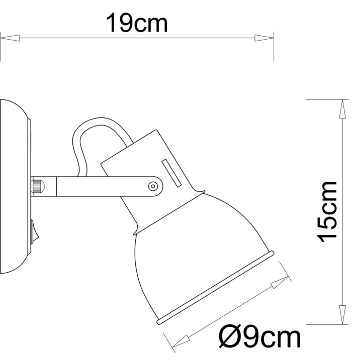 Spot Arte Lamp JOVI A1677AP-1GO