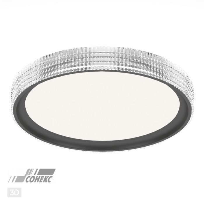 3049/EL PALE SN 035 Luminaire plastic/white/black LED 72W 3000-6000K D490 IP43 remote control SHINY