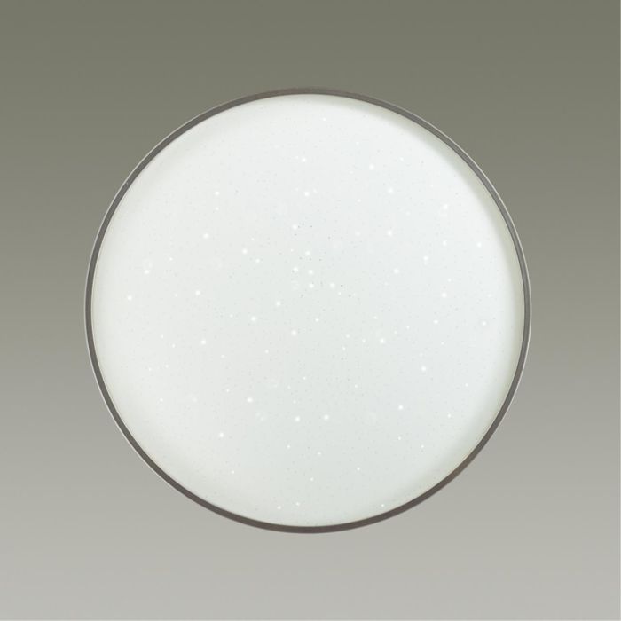 2076/EL PALE SN 077 Light fixture plastic/white/silver LED 72W 3000-6000K D490 IP43 remote control GETA SILVER