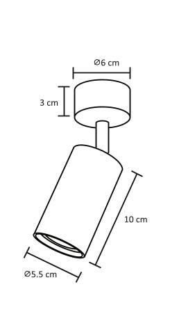 Spot Arte Lamp AQUARIUS A3216PL-1BK