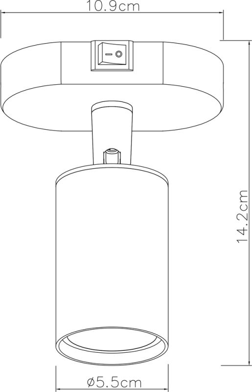 Spotlight Arte Lamp AQUARIUS A3226AP-1BK