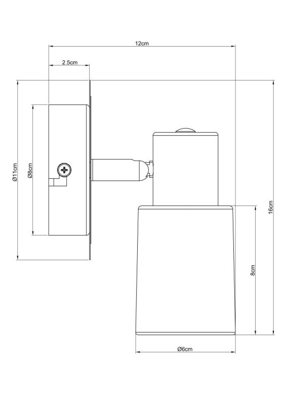 Spot Arte Lamp CAVALLETTA A4510AP-1SS