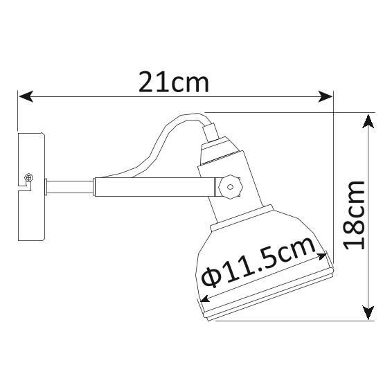 Spot Arte Lamp MARTIN A5213AP-1BR