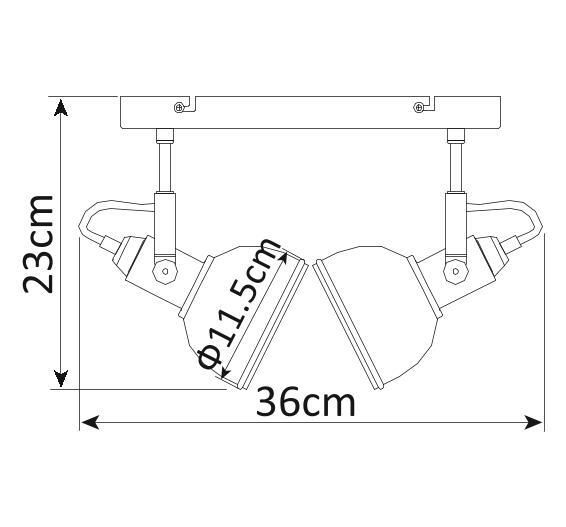 Spot Arte Lamp MARTIN A5213AP-2BR