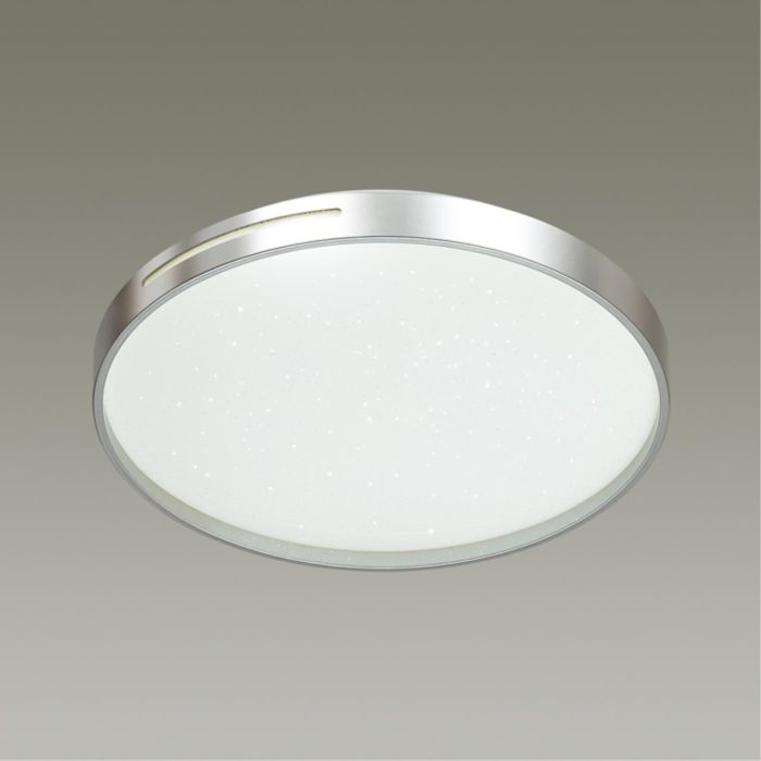 2076/EL PALE SN 077 Light fixture plastic/white/silver LED 72W 3000-6000K D490 IP43 remote control GETA SILVER