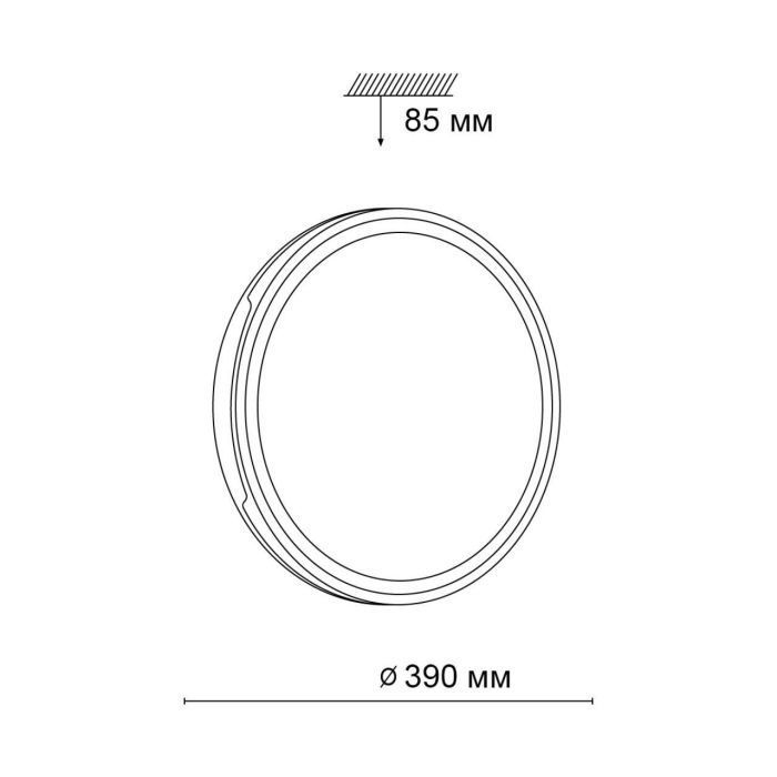 3052/DL TAN SN 031 Luminaire plastic/white/black LED 48W 3000-6500K D390 IP43 remote control/ LampSmart AVELLA