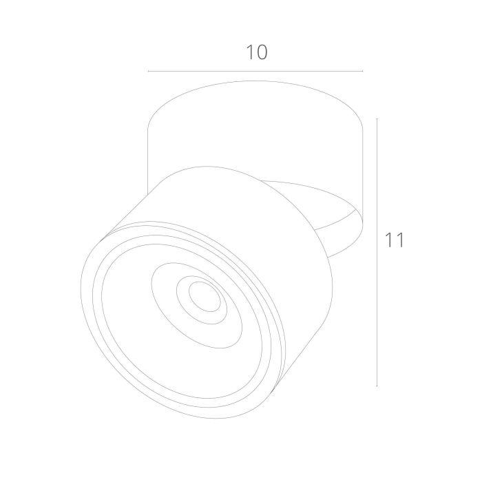 Spotlight Arte Lamp ARCTURUS A7715PL-1BK