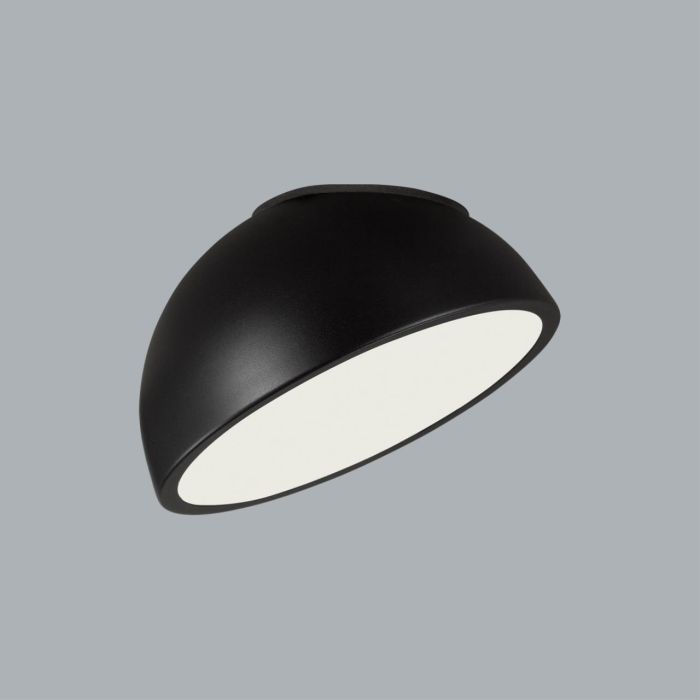 7658/11L MITRA LED SN Luminaire plastic/white/black LED 11W 4000K D200 IP20 PLUTO BLACK