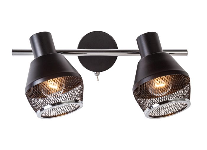 Spotlight Escada 1116/2A E14*40W Black/Chrome