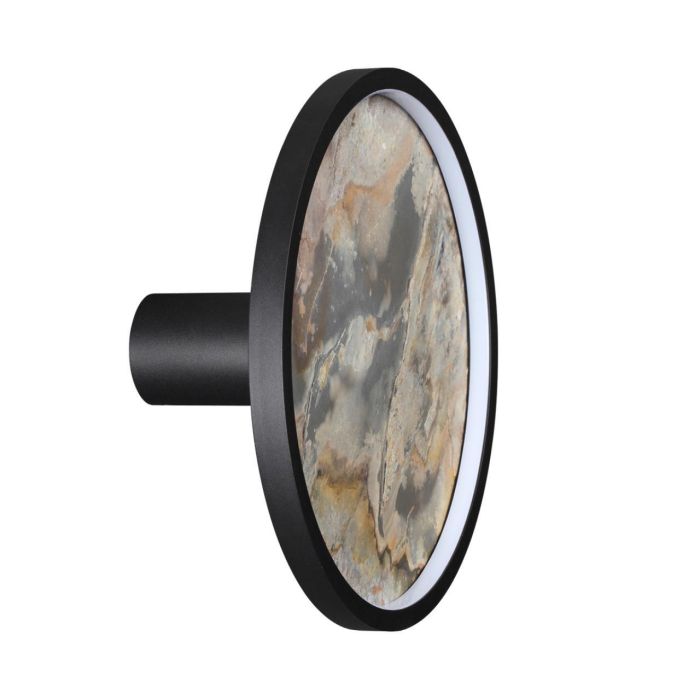 5078/25L L-VISION ODL24 black/grey/beige/metal/natural stone/acrylic Wall/ceiling luminaire. LED 25W 3000K STOFLAKE