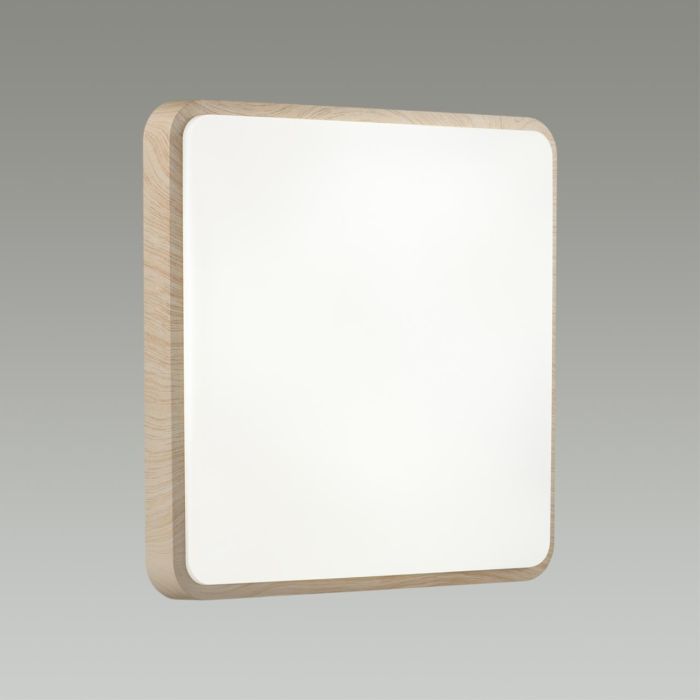 7608/CL PALE SN 028 Luminaire plastic/white/beige under wood LED 30W without remote control 4000K 340x340 IP43 MERTO