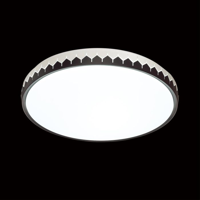 3053/DL PALE SN 023 Luminaire plastic/white/black LED 48W 3000-6000K D385 IP43 remote control DORTA