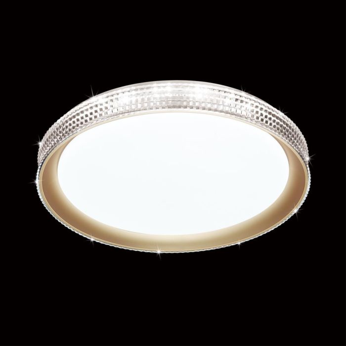 3054/EL PALE SN 034 Luminaire plastic/white/gold LED 72W 3000-6000K D490 IP43 remote control SHINY