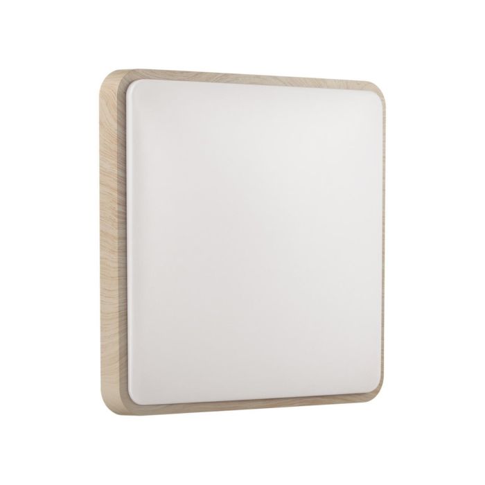 7608/AL PALE SN 028 Light fixture plastic/white//beige under wood LED 18W without remote control 4000K 290x290 IP43 MERTO