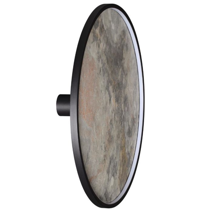 5078/55L L-VISION ODL24 black/grey/beige/metal/natural stone/acrylic Wall/ceiling luminaire. LED 55W 3000K STOFLAKE