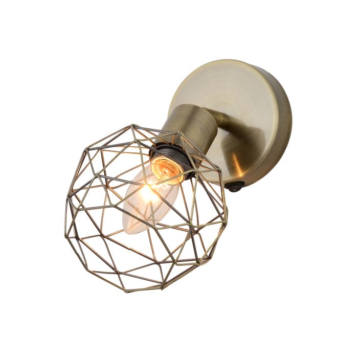 Wall lamp Escada 1128/1A E14*40W Antique brass