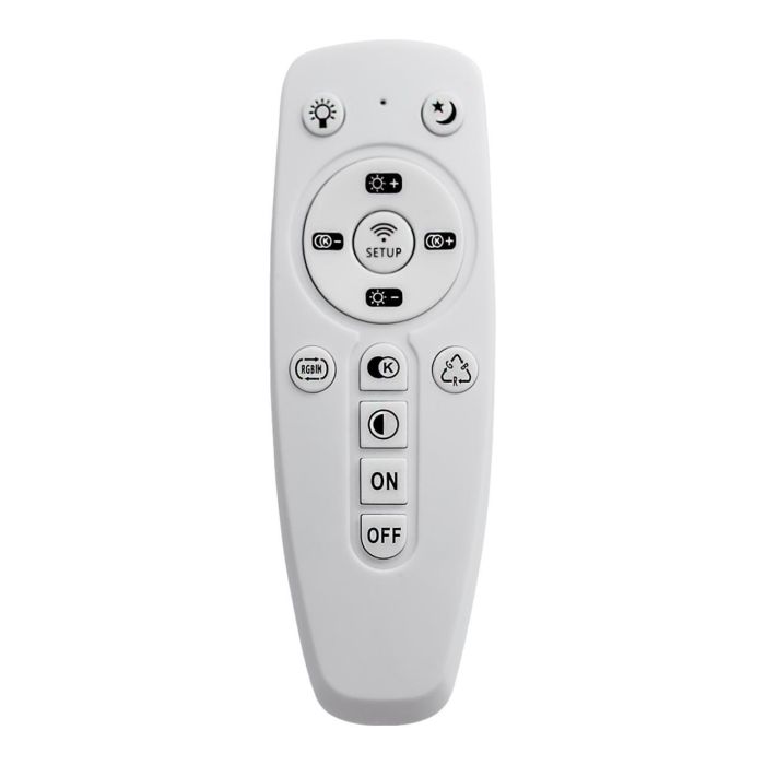 3028/EL COLOR SN 019 Plastic/White LED 72W 3000-6500K D490 IP43 Remote Control/RGB/LampSmart SLOT