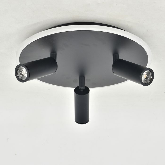 Ceiling lamp Escada 20046SMA/03 LED 37W 4000K black