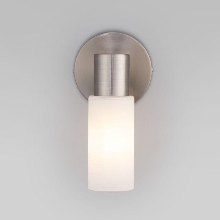 Wall lamp with glass plafond 20043/1 satin-nickel