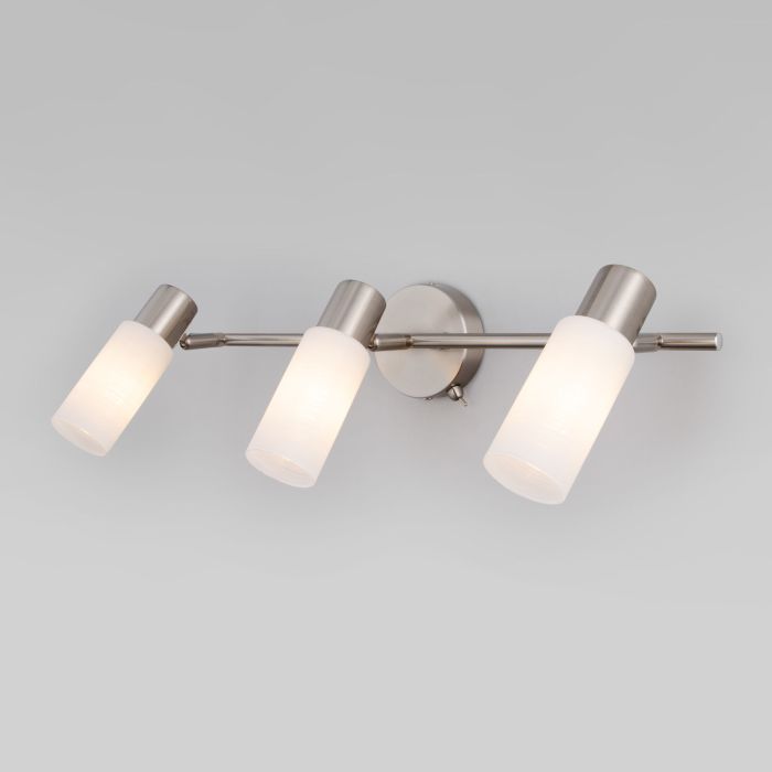 Wall lamp with glass lamps 20043/3 satin-nickel