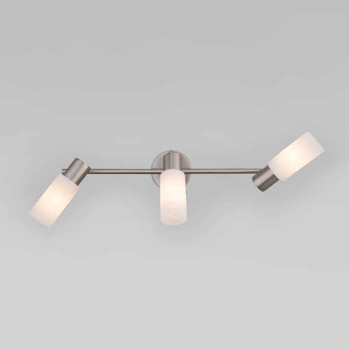 Wall lamp with glass lamps 20043/3 satin-nickel