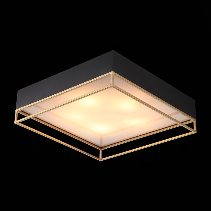 SL1127.422.05 Ceiling lamp ST-Luce Black, Matte Gold/White E27 5*40W