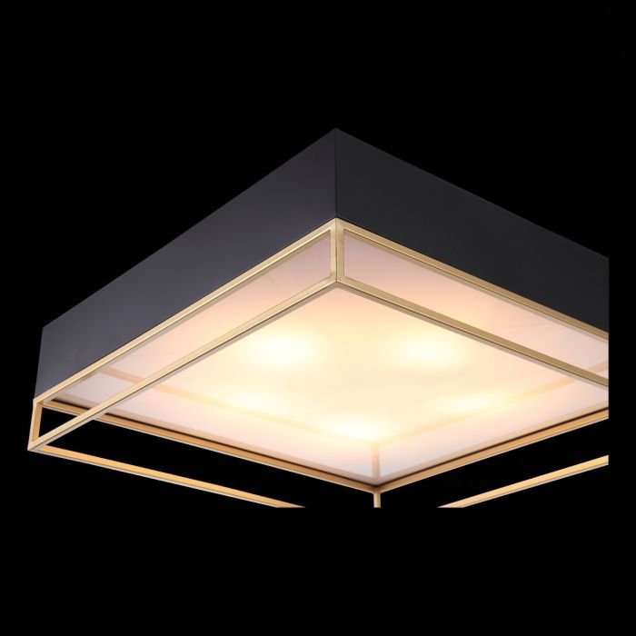 SL1127.422.05 Ceiling lamp ST-Luce Black, Matte Gold/White E27 5*40W