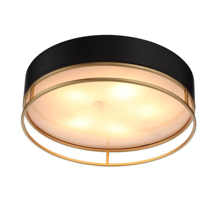 SL1127.432.05 Ceiling lamp ST-Luce Black, Matte Gold/White E27 5*40W