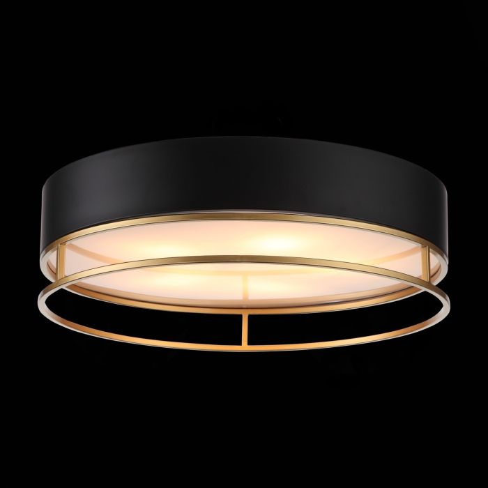 SL1127.432.05 Ceiling lamp ST-Luce Black, Matte Gold/White E27 5*40W