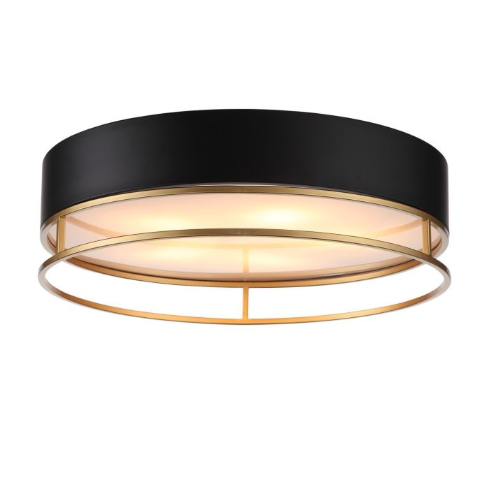 SL1127.432.05 Ceiling lamp ST-Luce Black, Matte Gold/White E27 5*40W